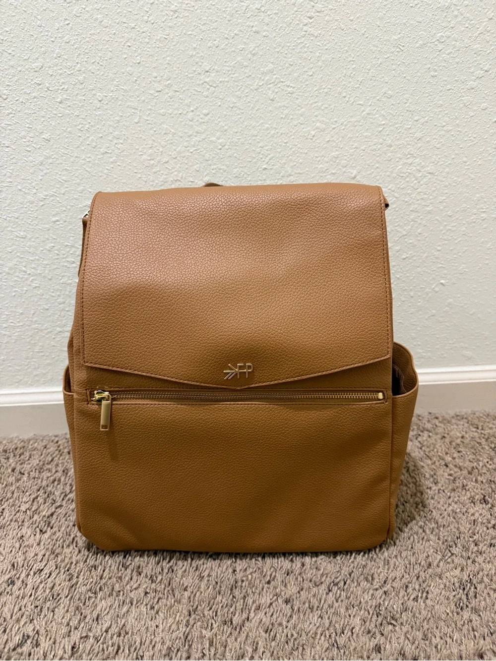 Freshly Picked Butterscotch Backpack Diaper Bag